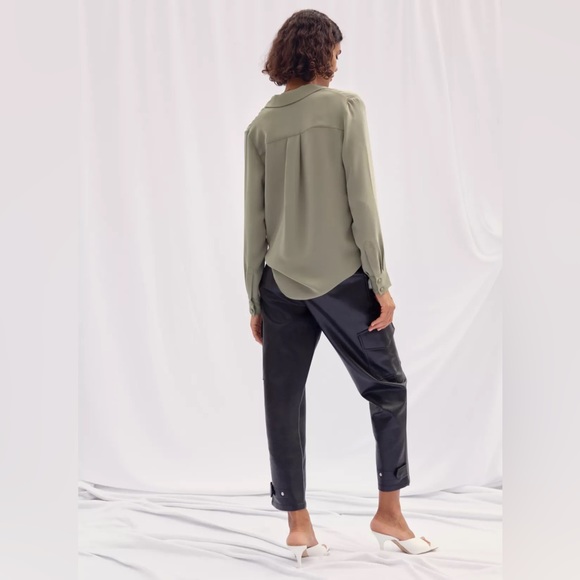 Wilfred aritzia synthetic leather modern cargo pants - Picture 8 of 11
